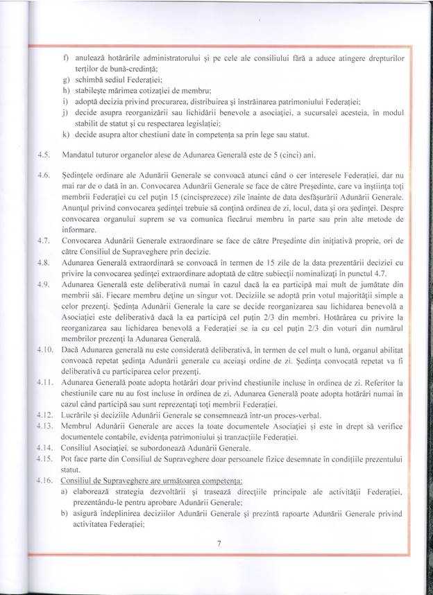 Statutul Federației de Grappling-ADCC din Republica Moldova
